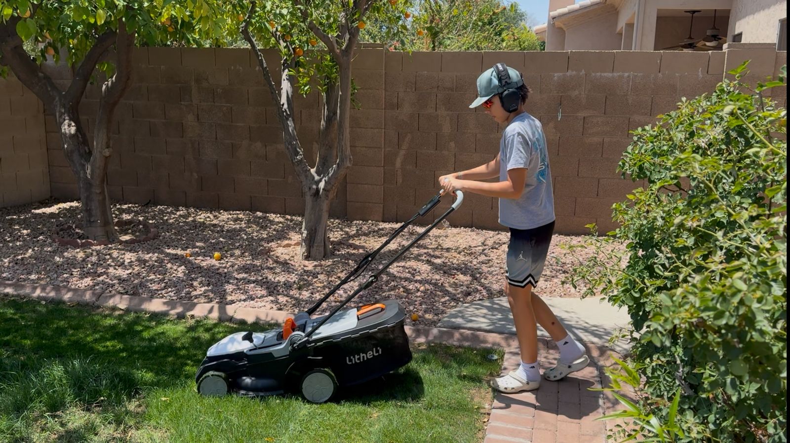 Lawn mowing